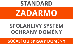 Ochrana domény STANDARD