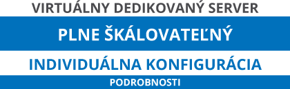 Virtuální Dedikovaný Server Virtuální Dedikovaný Server