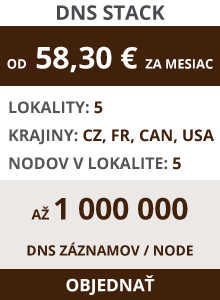 Objednávka DNS Stack