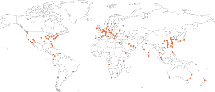 Mapa Cloudflare